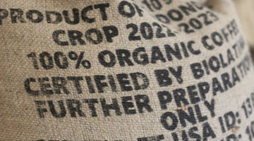 A bag of organic coffee by philly fair trade roasters