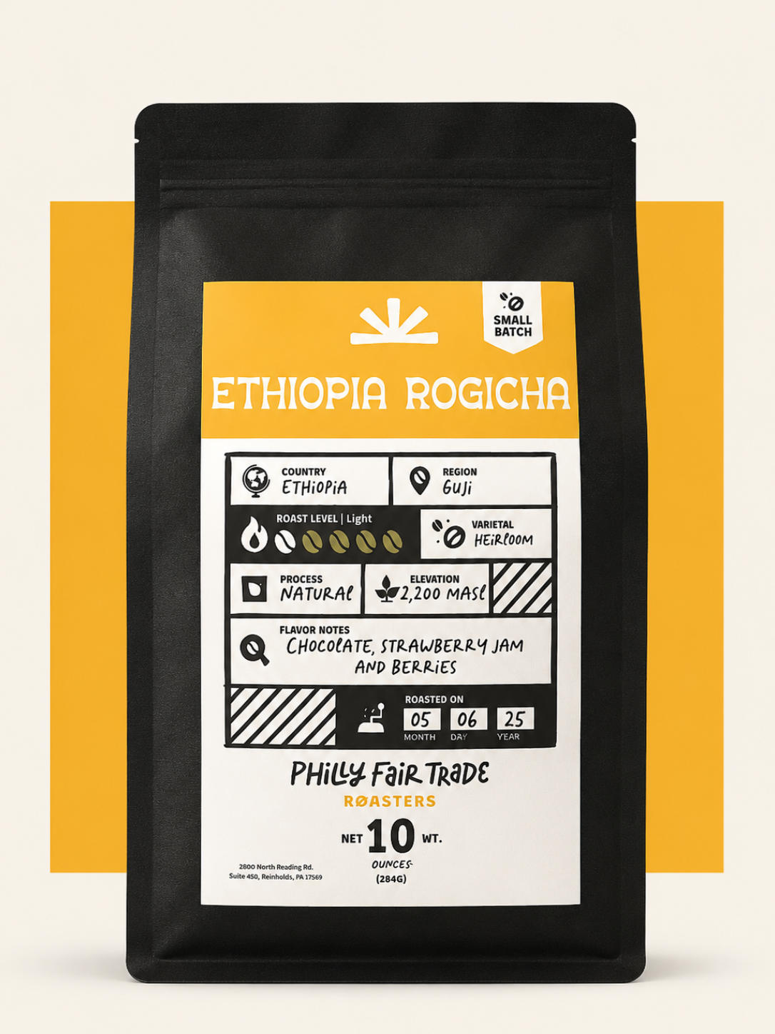 Ethiopia Rogicha (Natural/Unwashed)