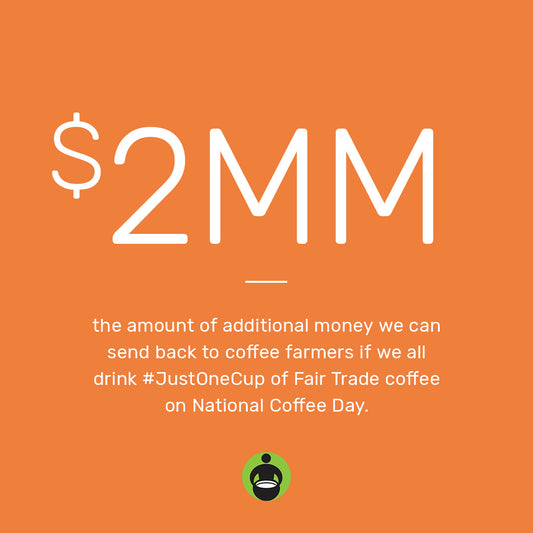 National Coffee Day and #Justonecup