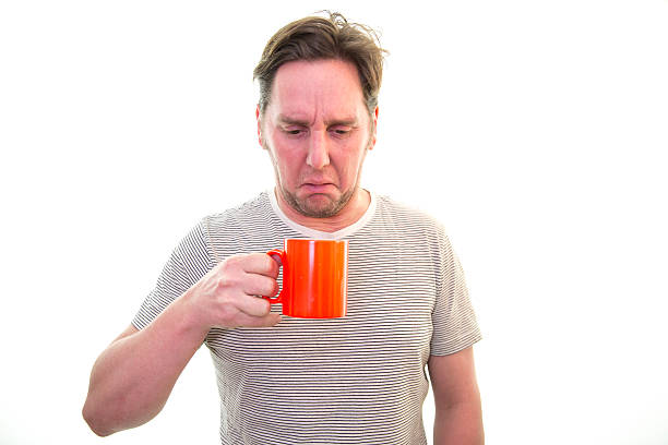 Bitter coffee face taste