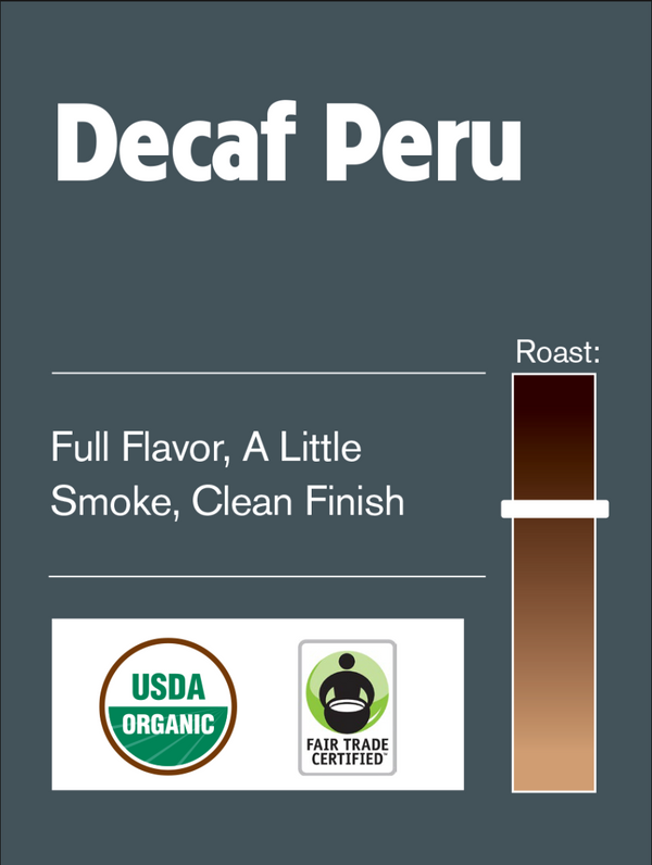Decaf Peru - 12 Single Serve Coffee Pods