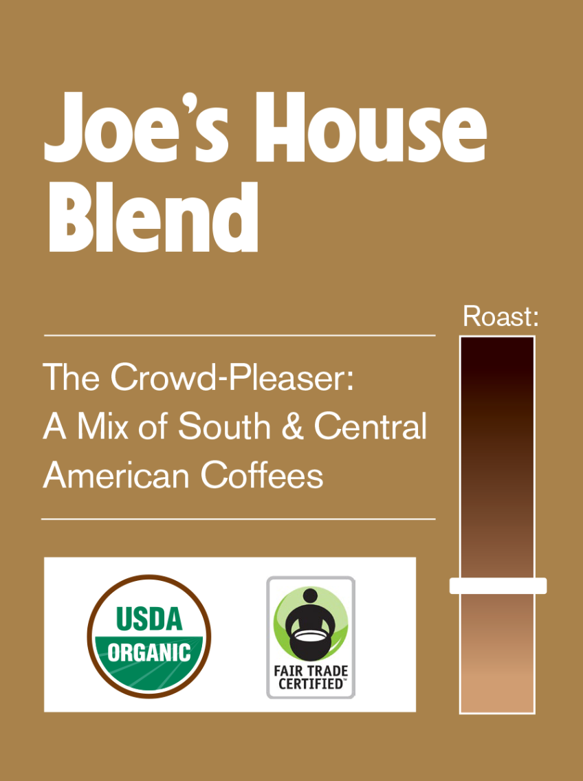 Joe's House Blend - 12 Single Serve Coffee Pods