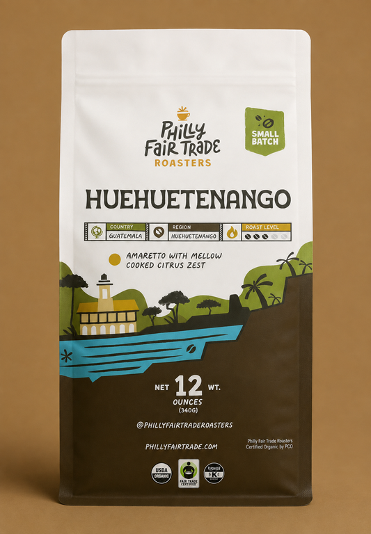 Guatemala Huehuetenango Coffee (Organic, Fairtrade, Bird Friendly)