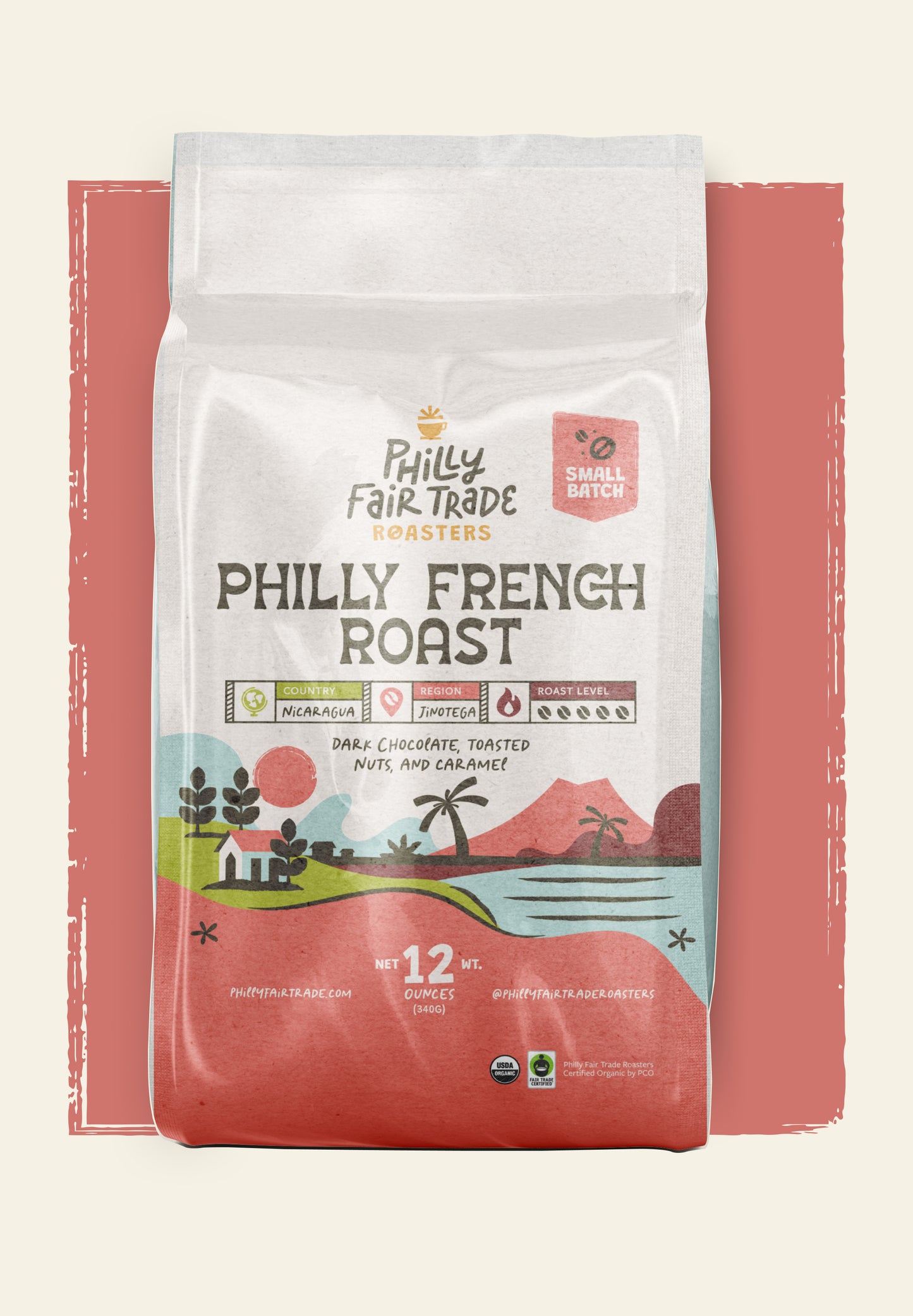 Philly French Roast Coffee (Organic, Fairtrade)