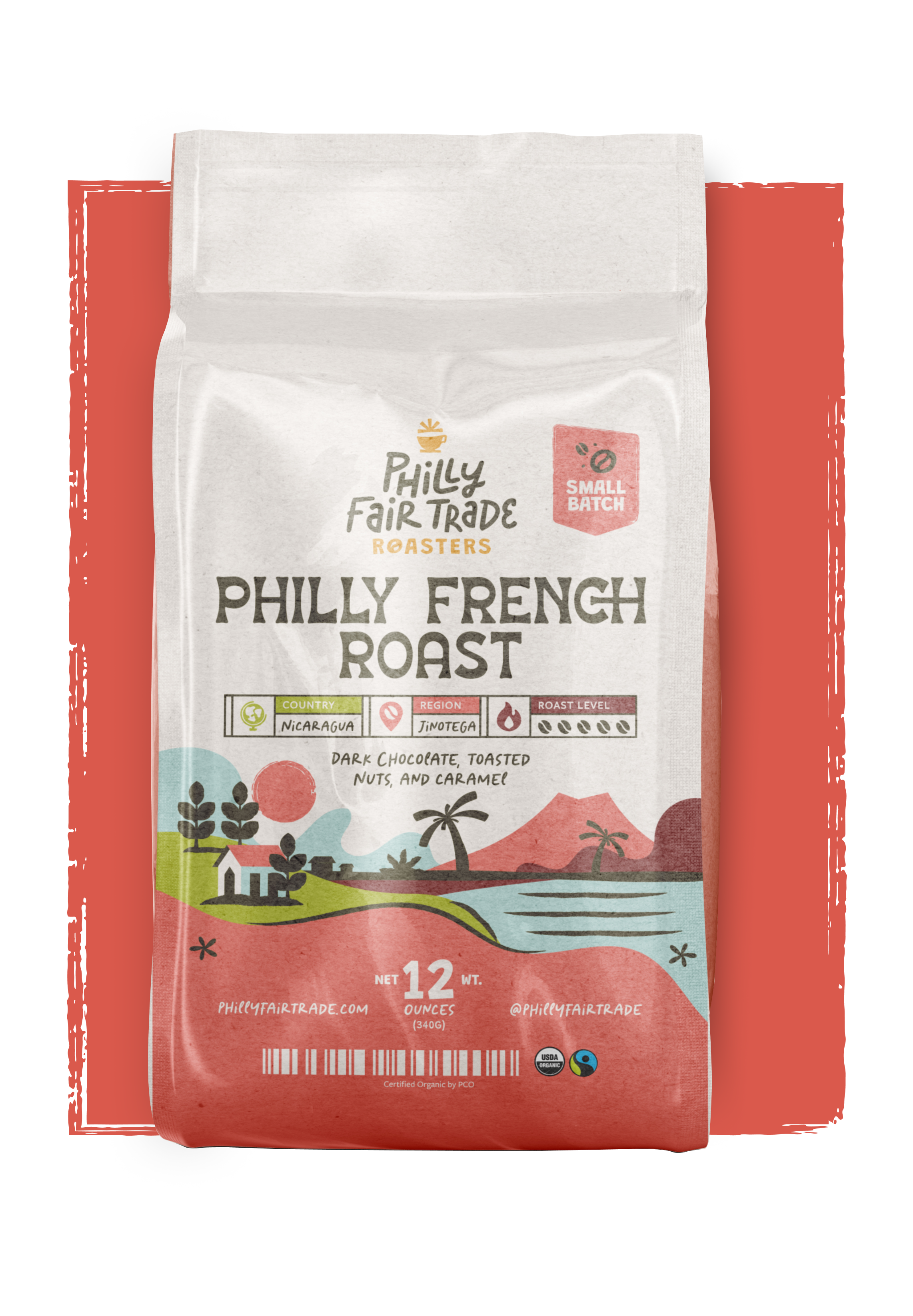 Philly French Roast Coffee (Organic, Fairtrade)