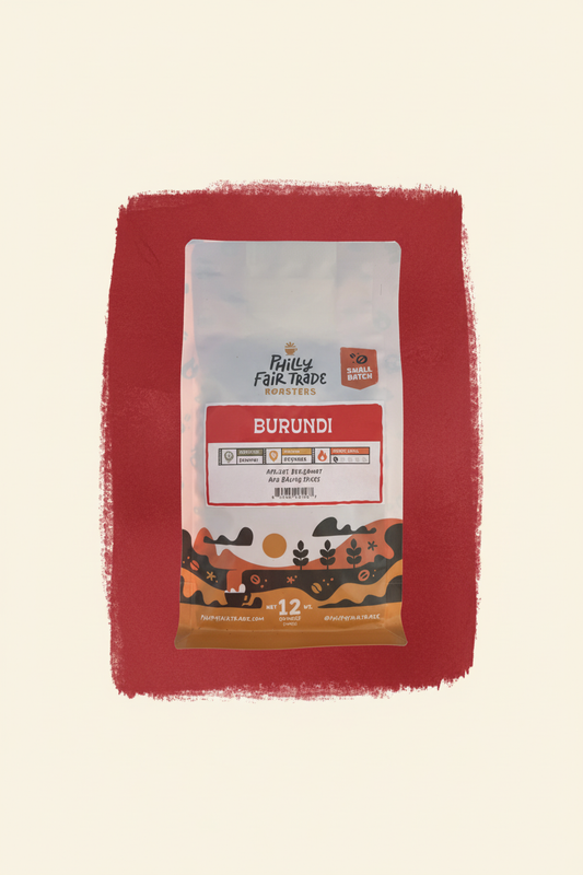 Burundi – 2:3 Portrait with Red Brushstroke