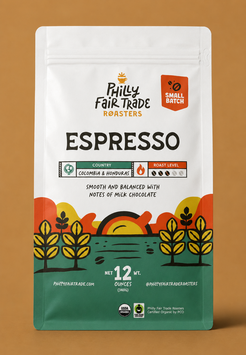 Espresso Blend Coffee (Organic, Fairtrade)
