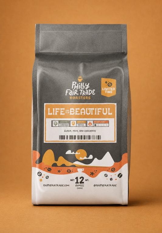Life is Beautiful Blend Colombia El Vergel Estate Coffee
